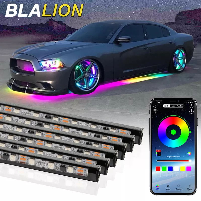Rgb Underglow Strip - SEAMETAL Araba Esnek Underglow Şerit Işık