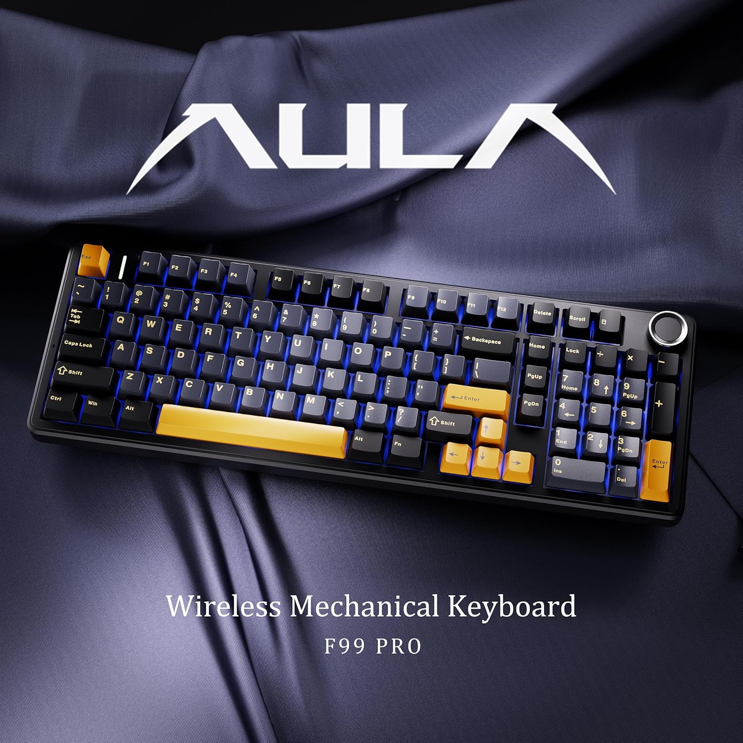Gaming Keyboard Hot Swappable - AULA F99PRO Oyun Mekanik Klavyesi 99