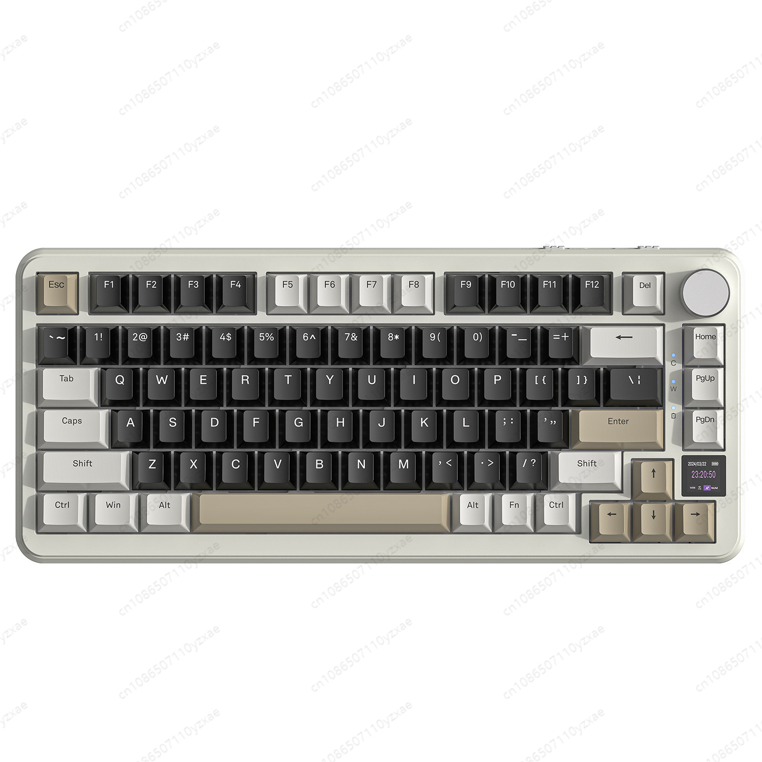 Gaming Keyboard Hot Swappable - 2024 Yeni AL66 Mekanik Klavye Alüminyum
