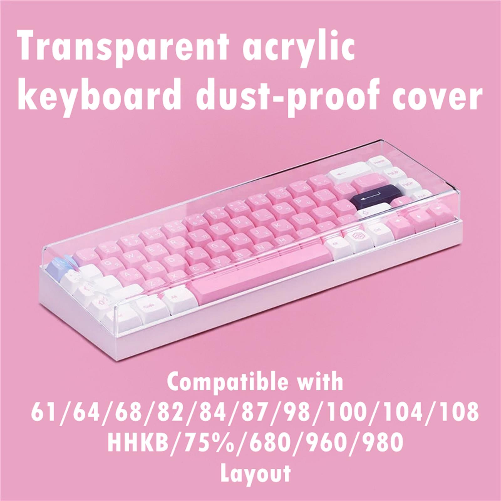 Gaming Keyboard Ergo - Akrilik Mekanik Klavye tozluk Premium Koruyucu