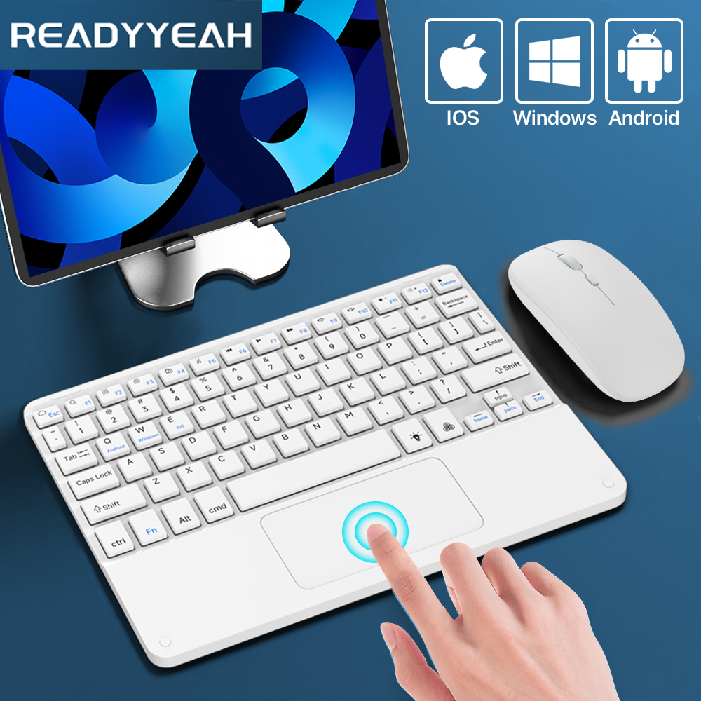 Gaming Keyboard And Mouse Wireless - IOS Android Windows için Touchpad kablosuz