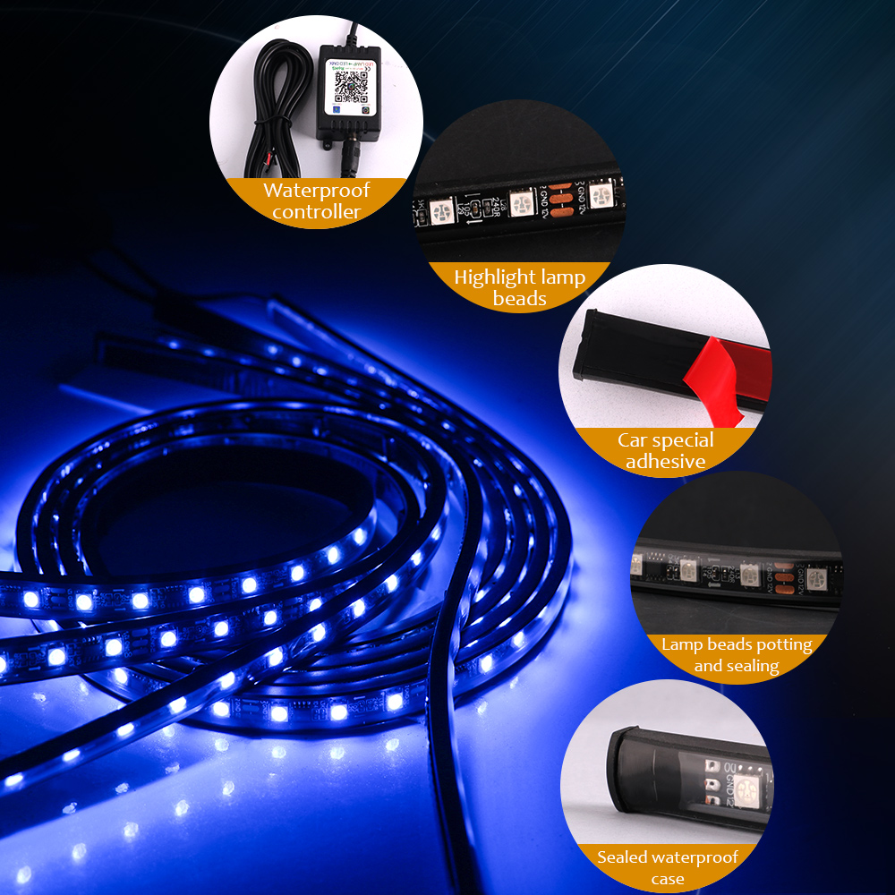 Araba Underglow LED ışıklar şe - Rgb Underglow Strip incelemesi ve fiyatı