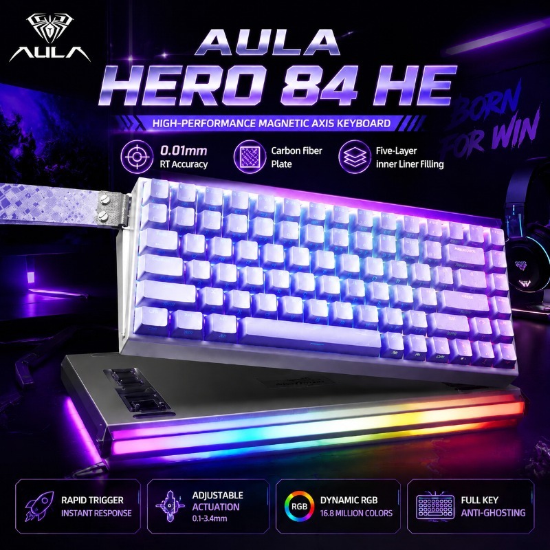 AULA HERO84 Manyetik Oyun Meka - Gaming Keyboard Hot Swappable incelemesi ve fiyatı