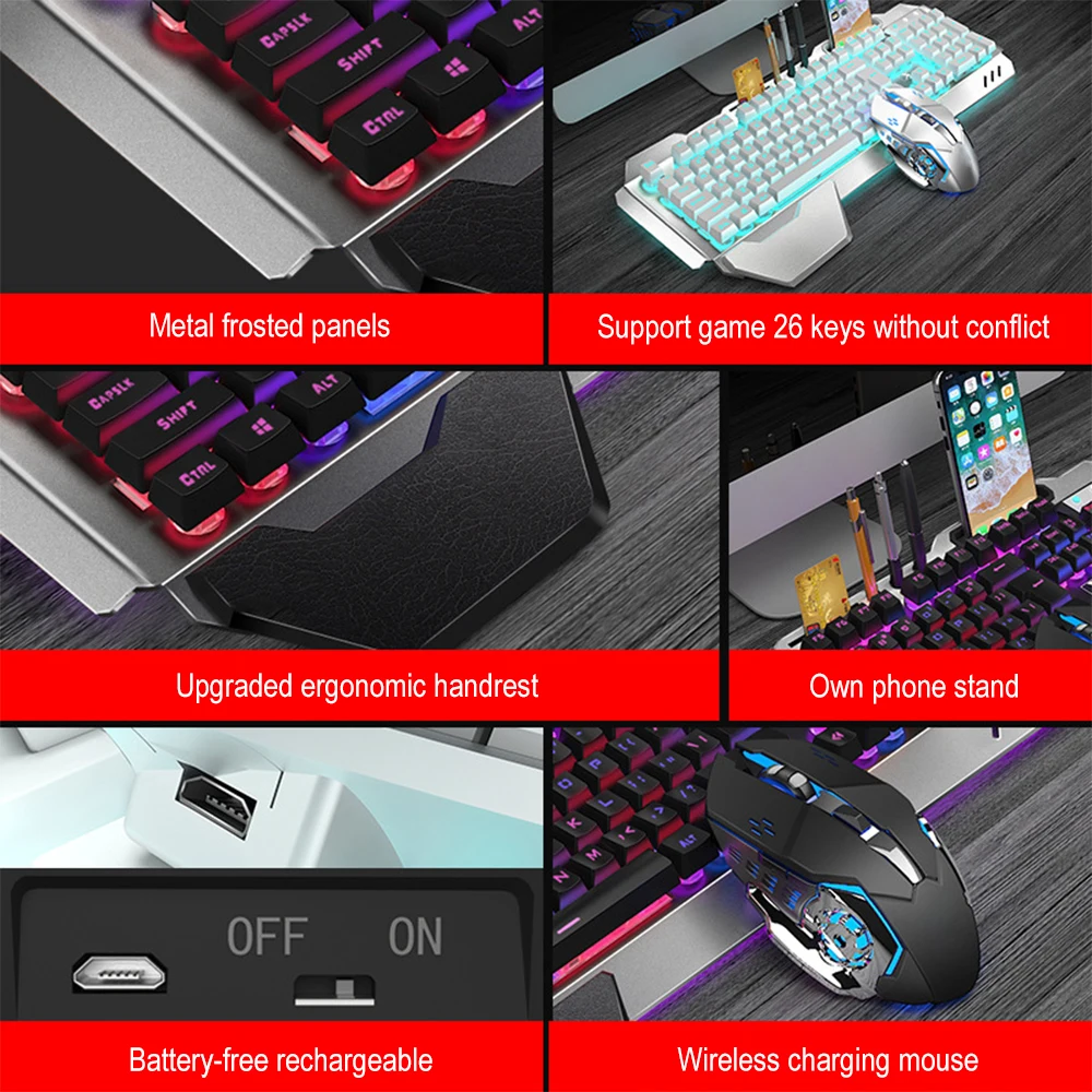 K680 şarj edilebilir 2.4G kabl - Gaming Keyboard And Mouse Wireless incelemesi ve fiyatı