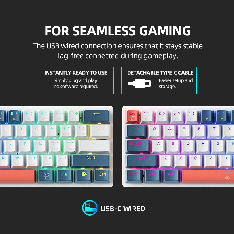 K500-B61 Machenike Mini Mekani - Gaming Keyboard Hot Swappable incelemesi ve fiyatı