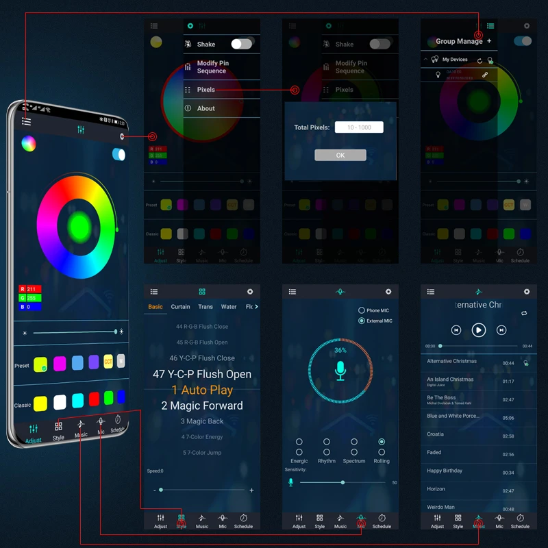 KIEND Araba Esnek Underglow Şe - Rgb Underglow Strip incelemesi ve fiyatı