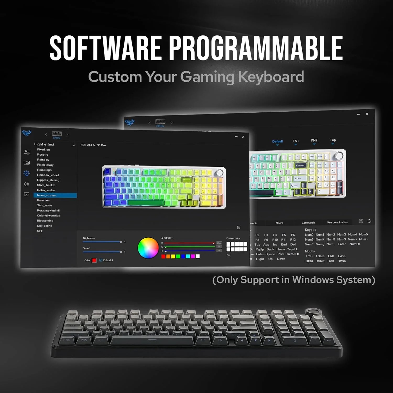 AULA F99PRO Oyun Mekanik Klavy - Gaming Keyboard Hot Swappable incelemesi ve fiyatı