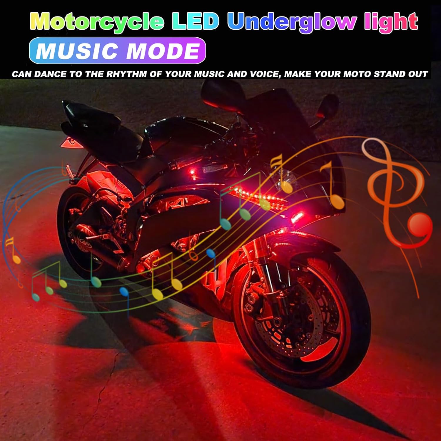 12'si 1 Arada Yeni Motosiklet  - Rgb Underglow Strip incelemesi ve fiyatı