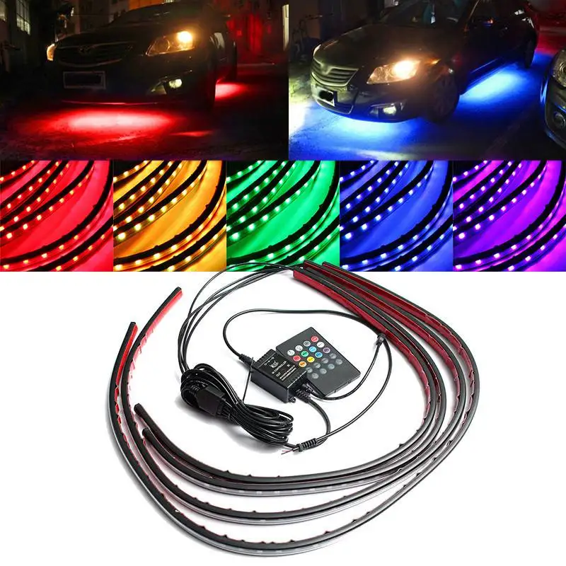 4x Su Geçirmez RGB 5050 SMD Es - Rgb Underglow Strip incelemesi ve fiyatı