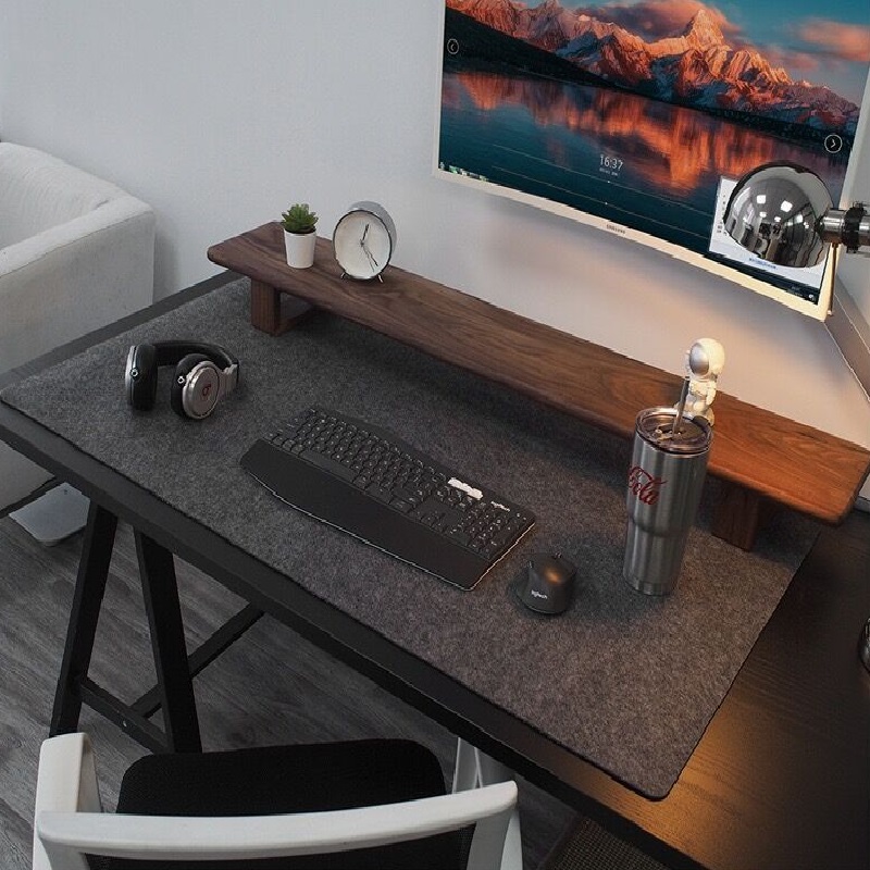 80cm X 40cm koyu gri büyük oyu - Gaming Keyboard And Mouse incelemesi ve fiyatı