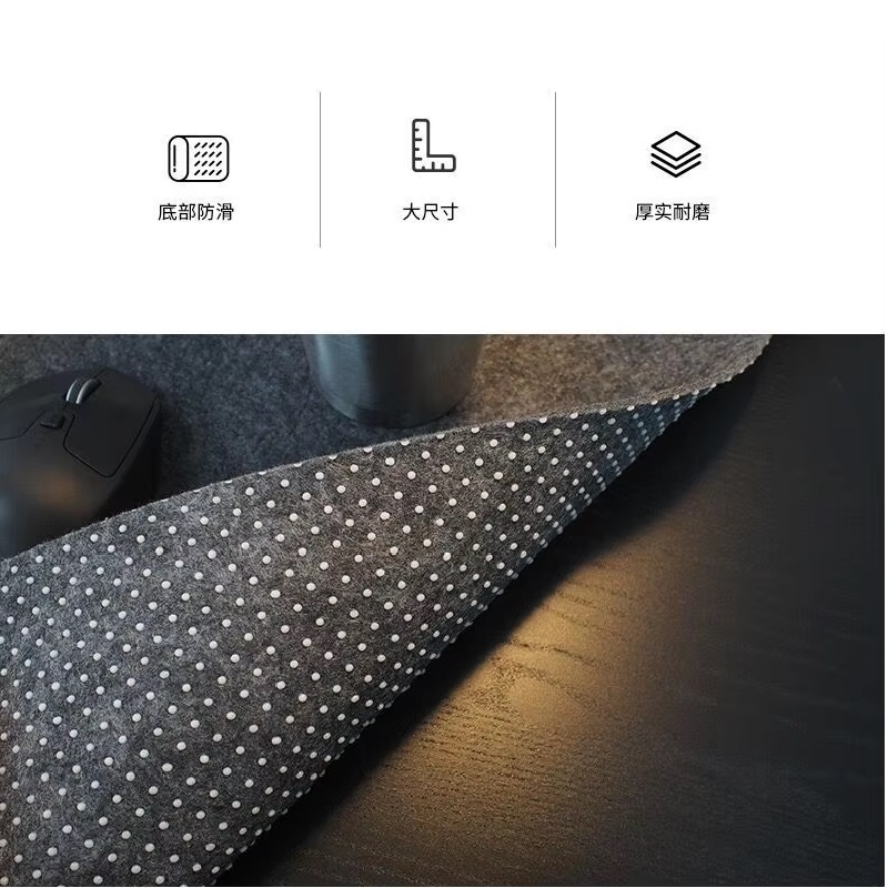 80cm X 40cm koyu gri büyük oyu - Gaming Keyboard And Mouse incelemesi ve fiyatı