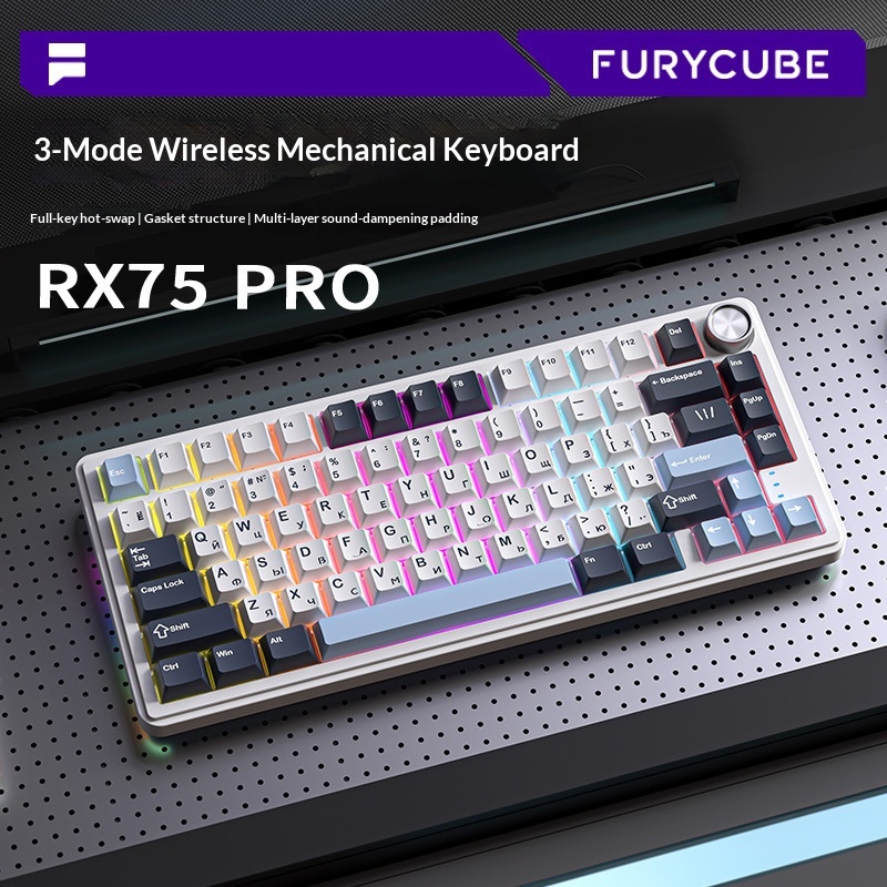 Furycube Rx75 Pro Üç Modlu Rus - Gaming Keyboard Not Typing incelemesi ve fiyatı
