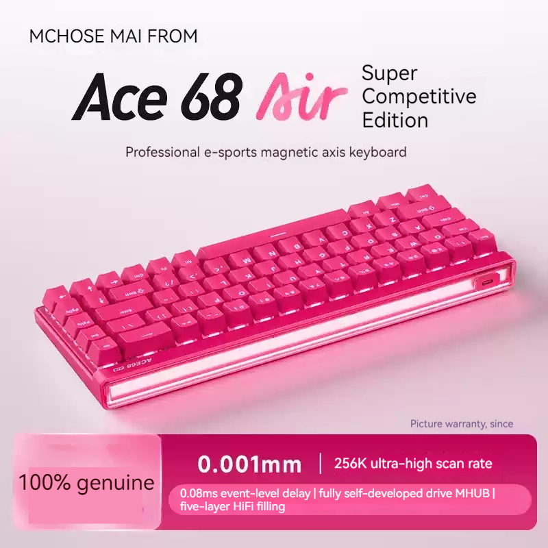 Mchose Ace68 Air Manyetik Ekse - Gaming Keyboard Ergo incelemesi ve fiyatı