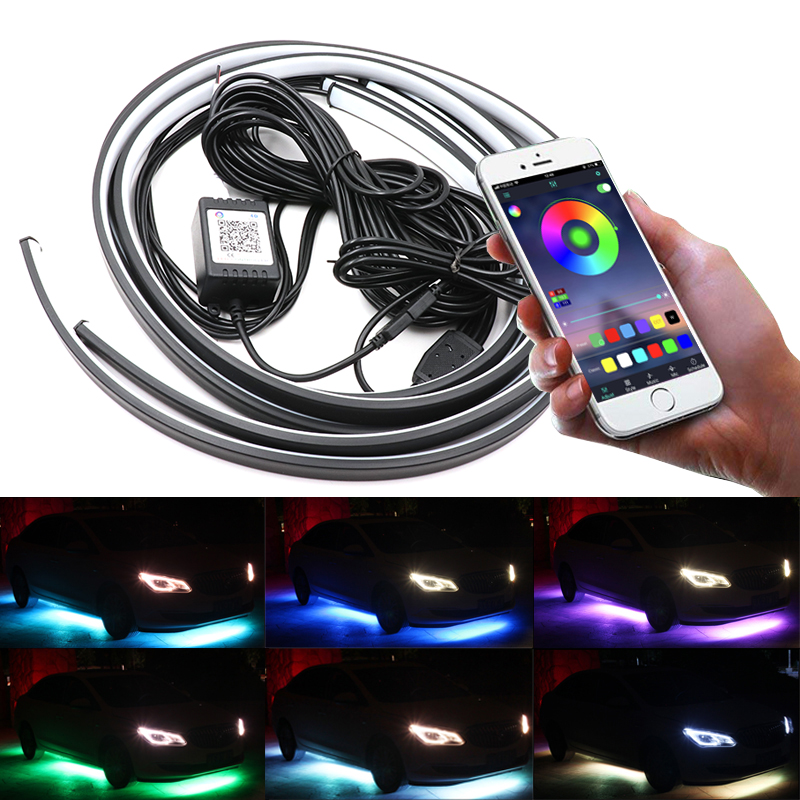 Niscarda 4 adet 12V IP65 App k - Rgb Underglow Strip incelemesi ve fiyatı